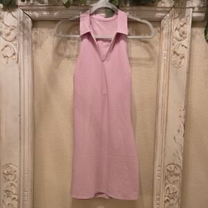 Abercrombie & Fitch Light Pink Backless Dress